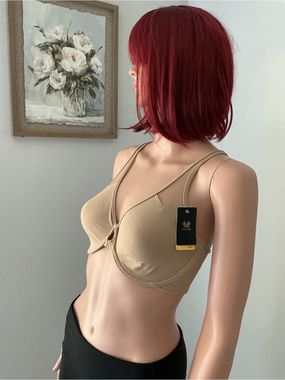 Wacoal Nude Front-Closure Underwire Bra - Picture 3 of 11